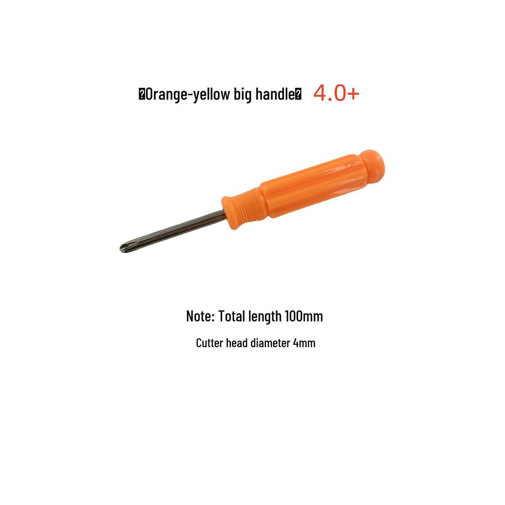 Black Handle Phillips/Slotted Screwdriver Set (2.0-5.0mm) for Toy and Small Appliance Repair