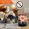 9000 BTU Kerosene Radiant Heater Heater Non-Electric Stove Portable Indoor for Camping Hunting Cooking (Black) Convection