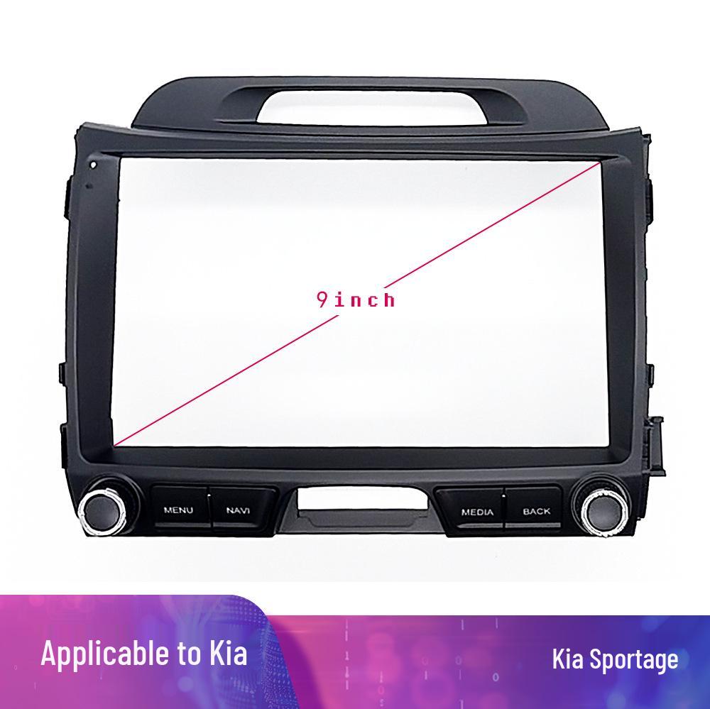 9-Inch Kia Sportage Central Control Navigation Frame for 2010-2016 Models