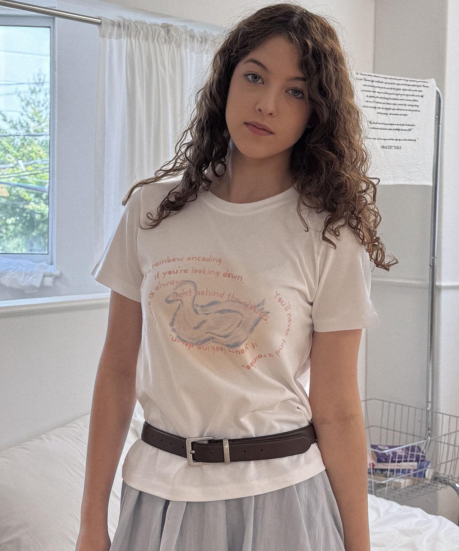 Delaidy Peachy Goose T-Shirt