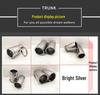 Stainless Steel Titanium Black Tailpipe for Tiguan, A1A3, CC, A6L, Wrangler, CX3, CX4, CX5, and Yihu.