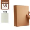 16k Simple Cowhide Paper Stitched A4 Large Lined B5 High School Blank English Grid Notebook