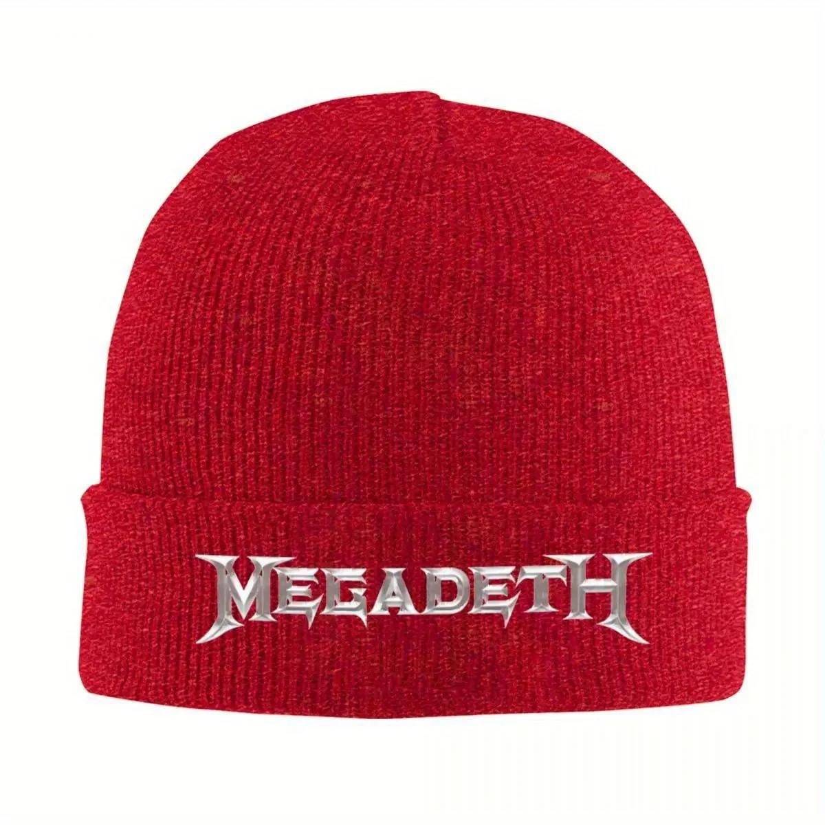 new Megadeths Glow In The Dark Knitted Hat Beanies Autumn Winter Hats Warm Acrylic Fashion Cap Unisex Women