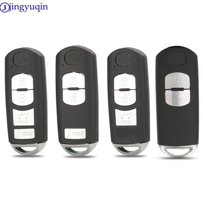 Jingyuqin 2/3/4 Buttons Remote Car Key Cover Shell Case For MAZDA CX-3 CX-5 Axela Atenza Smart Car Key