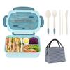 Spot Grid 304 Stainless Steel Bento Lunch Box - Microwaveable & Insulated for Women