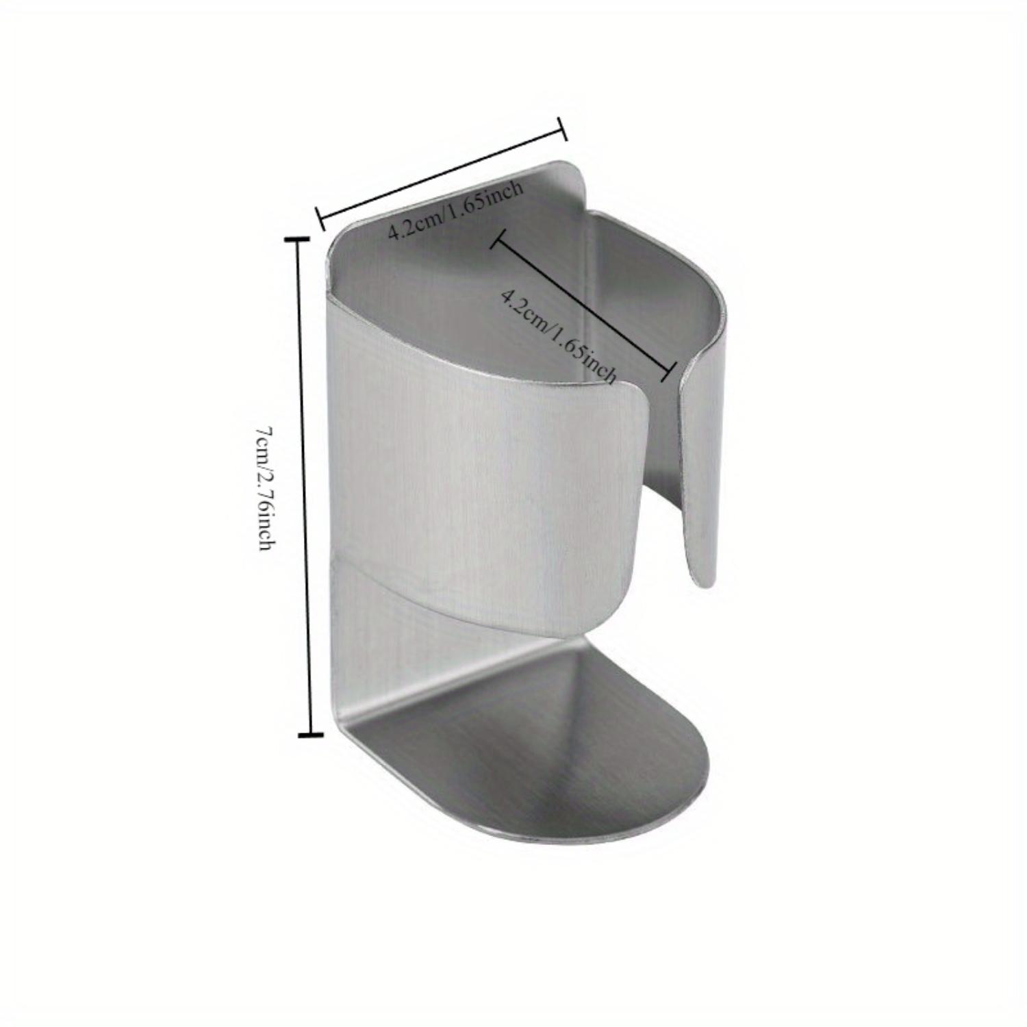 

1 шт. Держатель для зубных щеток из нержавеющей стали, настенный, Органайзер для зубных щеток и зубной пасты, Прочная полка для ванной комнаты, Современный дизайн