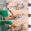 Cat Grooming Wrap Self-Adherent Cat Restraint Wrap Anti-Scratch Cat Swaddle Burrito Wrap for Nail Trimming Cat Grooming Supplies