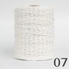 2 Roll Natural Raffia Straw Yarn Colorful Threads For Summer Hand Knit Crochet Hat HandBag Cushion Baskets Hand Craft Material