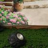 Warm Light Spotlight Solar Stone Light Waterproof Energy-Saving Solar Rock Lamp LED Resin Lawn Lamp Courtyard
