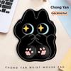 Big-eyed Cat Mouse Pad Soft Comfortable Wrist Rest Typing Pad Non-Slip Dirt-resistant Ergonomic Mouse Pad For Computer Office