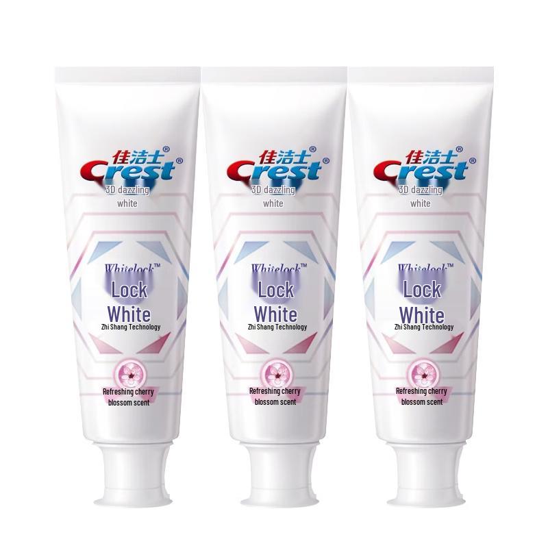 Crest Dual Color Lock White Toothpaste