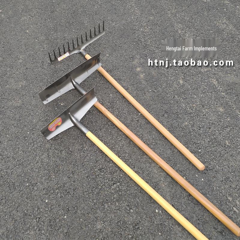 Manganese Steel Plate Rake: Iron Scraper for Manure Removal, Grain Drying, Concrete, and Soil Loosening