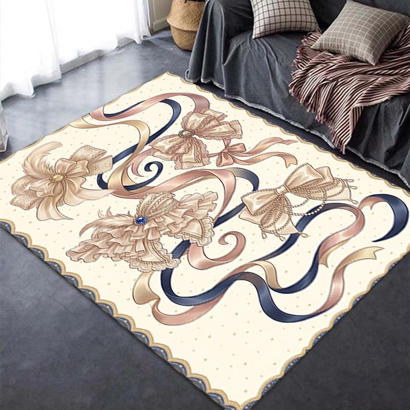 2025 New ribbon Carpet Rug for Living Room Bedroom Home Sofa Decoration,Kids play Non-slip Floor Mat