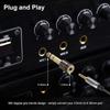 3 Pieces Stereo Audio Adapter 6.35mm 1/4 Male To 3.5mm 1/8 Female Stereo Headphone Adapter Gold Plated for Smartphones Tablets Headphone Speaker