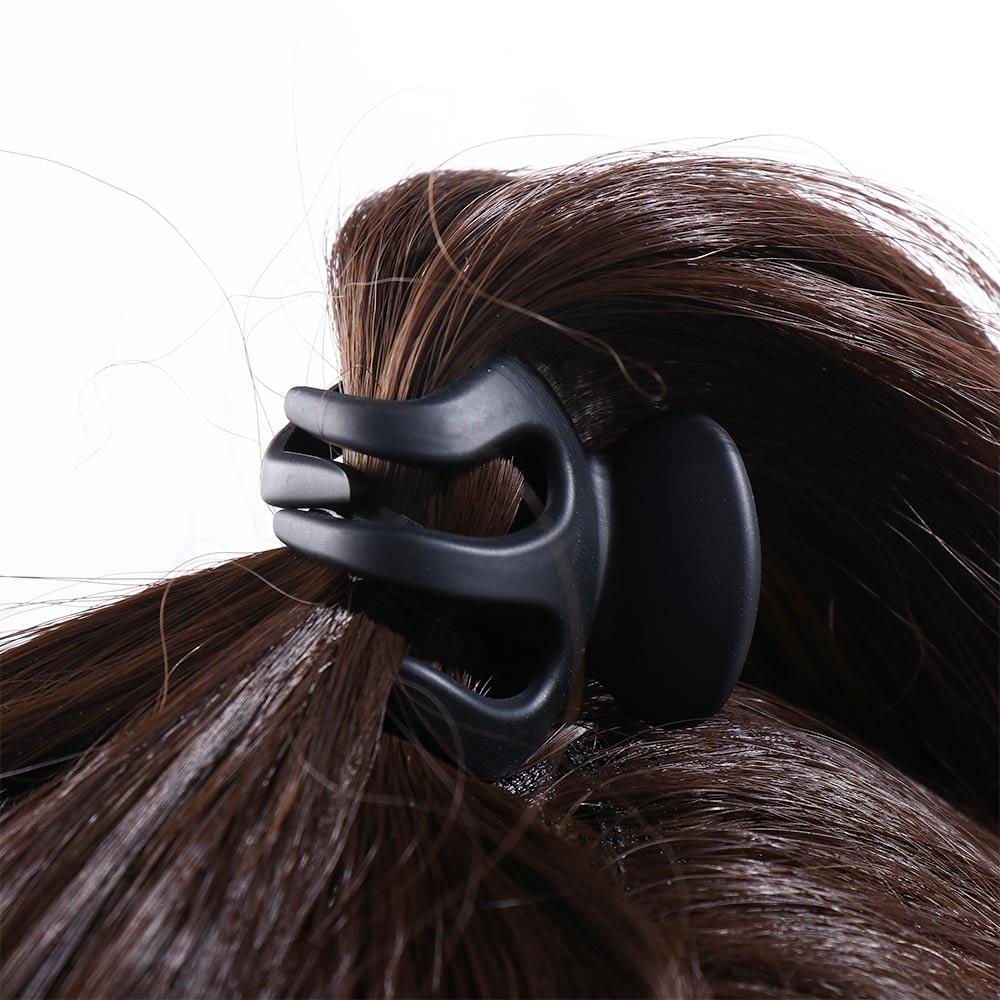 MIni Hairpin Black Korean Style Hair Clip Small Hair Claw High Ponytail Fixed Clip Girls Hairpin