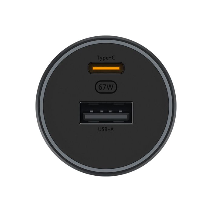 Chargeur de voiture - xiaomi - 67 w - 2 x usb-c - charge rapide - câble inclus
