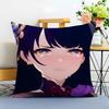 Hot Games Genshin Impact Cushion Cover Washable Linen comfort Soft  for Sofa Bed Cozy Home Room Decor