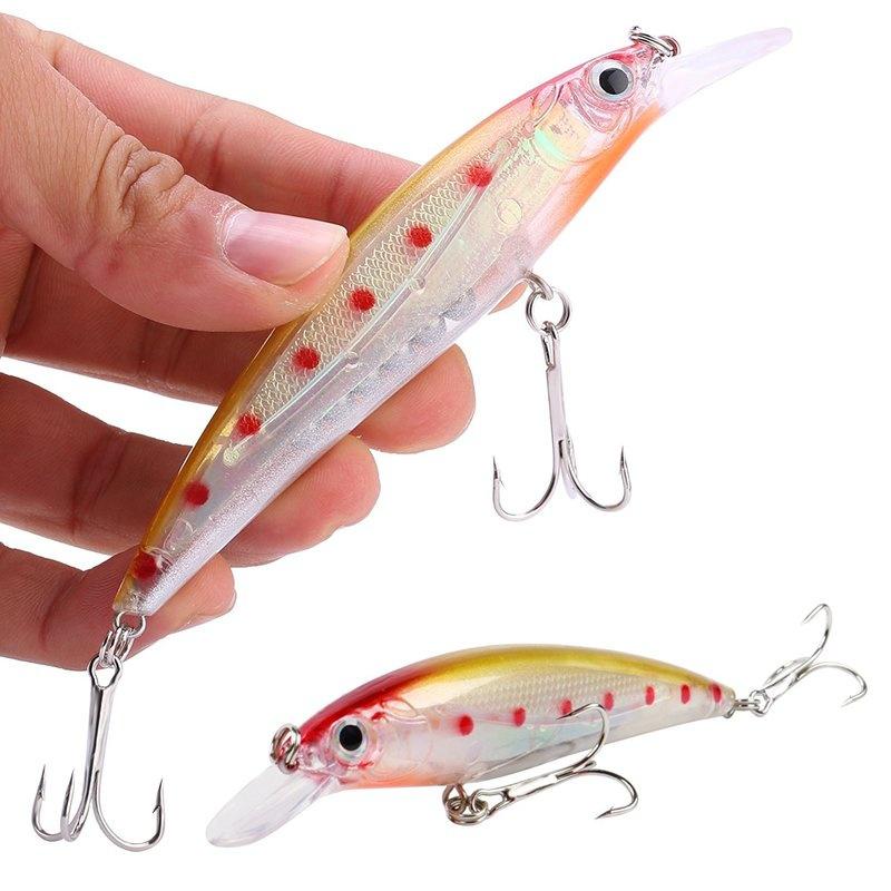 SOUGAYILANG 10ks Tvrdá rybářská návnada Isca Umělé návnady pro potápějící se střevle