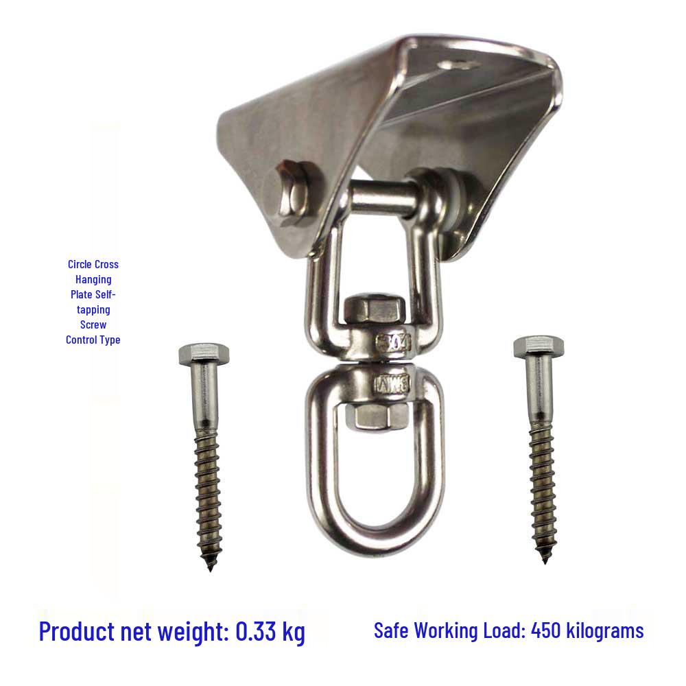 304 Stainless Steel Swivel Hammock Hook Plate for Yoga or Chair Suspension