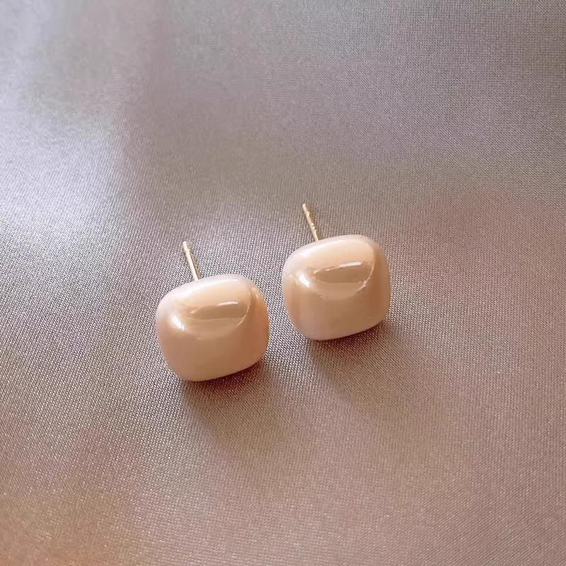 Simple Square Niche Gentle Temperament Versatile Earrings