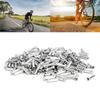 100 Pcs Bike Cable End Caps Aluminum Alloy Cable End Crimps Brake Cable End Tip