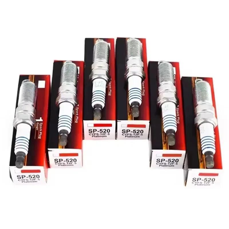 4/6pcs SP-520 CYFS-12F-5 4/6Pcs Iridium Spark Plug For Ford Explorer Flex Taurus Transit Edge Mustang Lincoln Continental MKT
