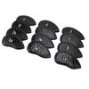 12Pcs Golf Club Cover PU Hook and Loop Fastener Smoother Touch Secure Fit Portable Golf Iron Cover f