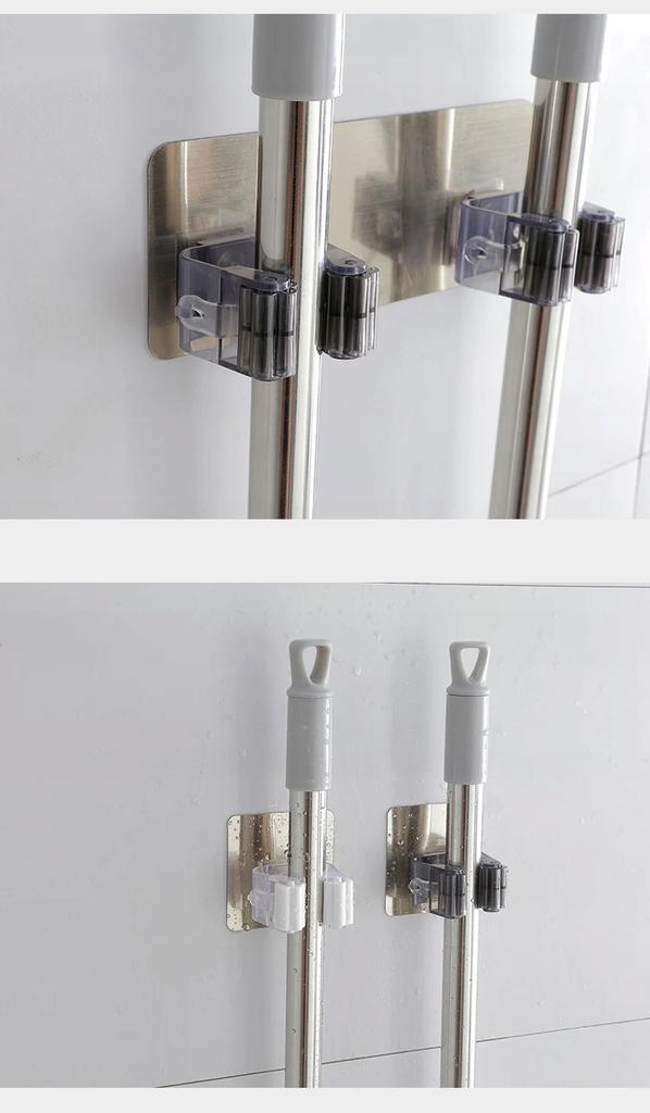 White Mop Hanger