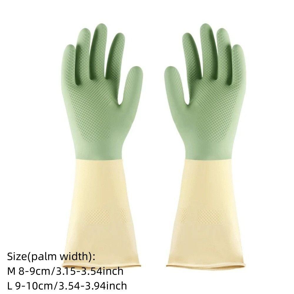 Wear Resistant Kitchen Cleaning Gloves Latex Laundry Dishwashing Gloves Housework Cleaning Gloves