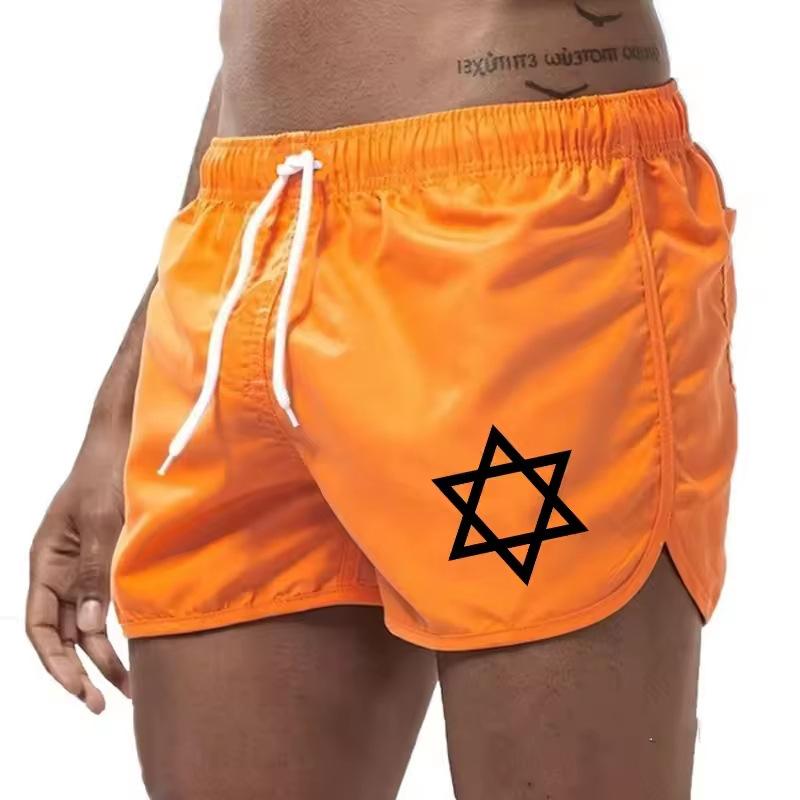 

Men s Beach Shorts Loose Men s Beach Shorts Fashion Men s Outerwear Shorts XXXXL оранжевый