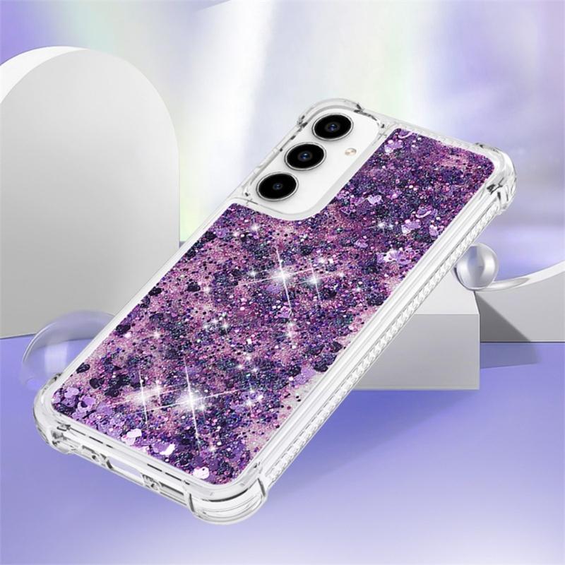 Phone Protective Shell Glittering Liquid Case for A53/A56 Scratchproof Housing Cover Phone Protector Case Shockproof