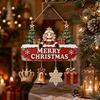 Reindeer Christmas Door Hanging Santa Claus Xmas Wall-mounted Pendants  Home Decor