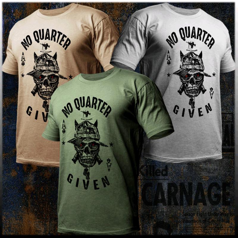 

Infantryman T-Shirt rules of engagement No quarters special forces 11B Grunt tee 4XL