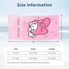 Beach Towel Custom Name Text, Quick Dry Large Towel For Beach HomeMy Melody