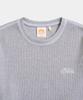 HELLO SUNRISE Sunlight Waffle L/S_Gray