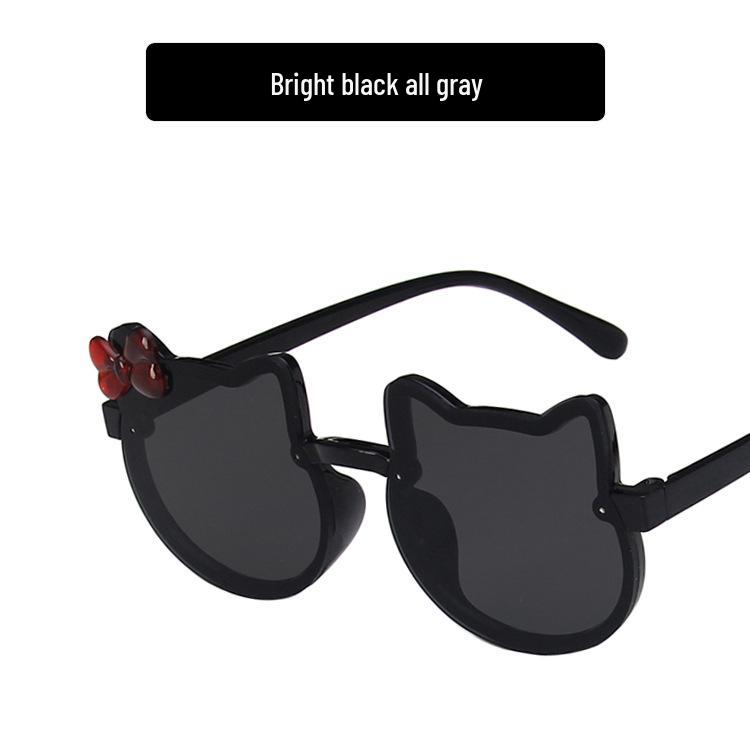 

Girls Cute Cat Ear Sunglasses: Kids UV-Protection Summer Shades как