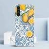 Mediterranes Zitronen Cover für Samsung Galaxy A17 A37 A57 A16 A26 A36 A56 A15 A14 A55 Handyhülle A13 A53 A25 A35 A24 A34 A23 A33