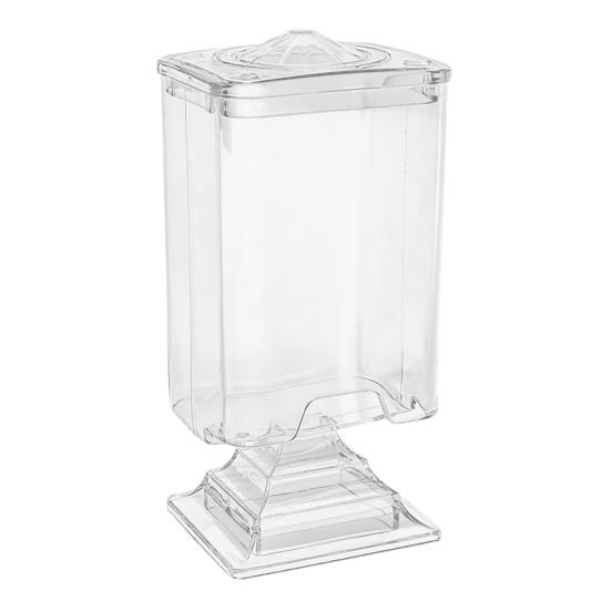 

Прозрачная простая коробка для ватных дисков, пластиковый туалетный столик, диспенсер для ватных дисков для спальни прозрачный