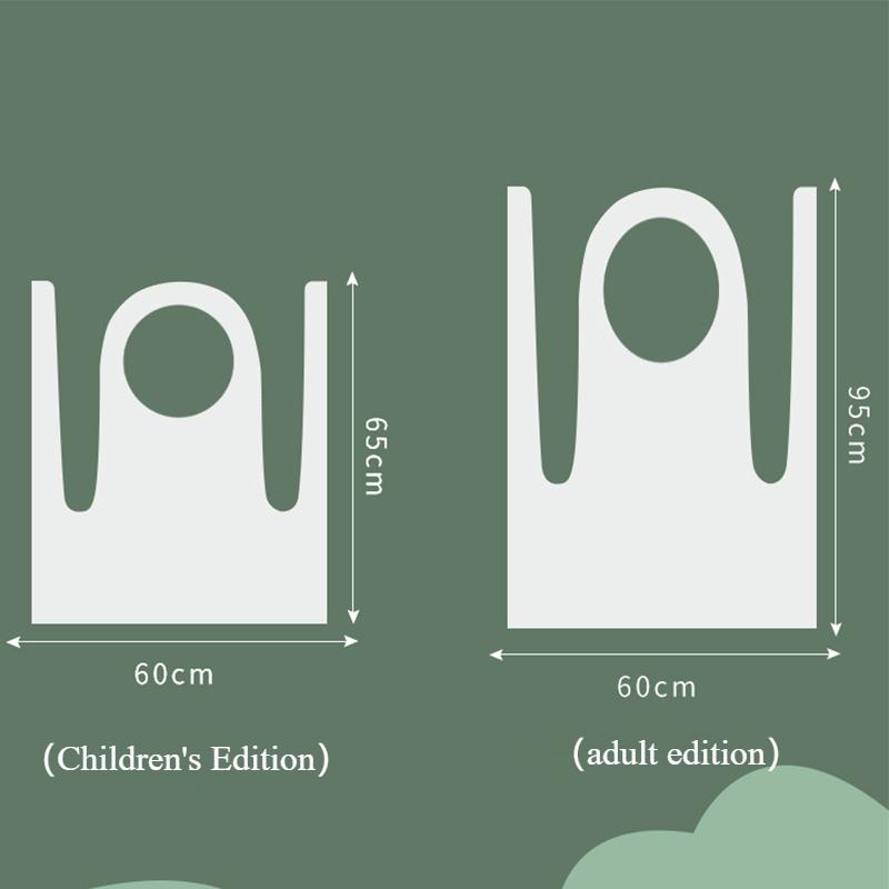 10/20pcs Multipurpose Kids Disposable Aprons Waterproof Proof Plastic Painting Apron Men Women Kitchen Protection Accessories