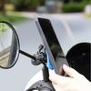 Spiegelnder Fahrrad-/Motorrad-Handyhalter - Schnelle Montage & Sicher