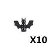Halloween Scene Building Blocks MOC Cemetery Tombstone Mouse Pumpkin Car Vampire Throne Fireplace Bat Light Candle Toy Gift A040