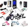 Electric Shock Penis Plug Rings Pulse Anal Plug Glove Stimulation Breast Pads Massage Nipple Clamp Cock Cage Sex Toys For Couple