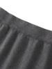 Women's Elastic High Waist Knitted Midi Skirt for Autumn/Winter - Slim Fit