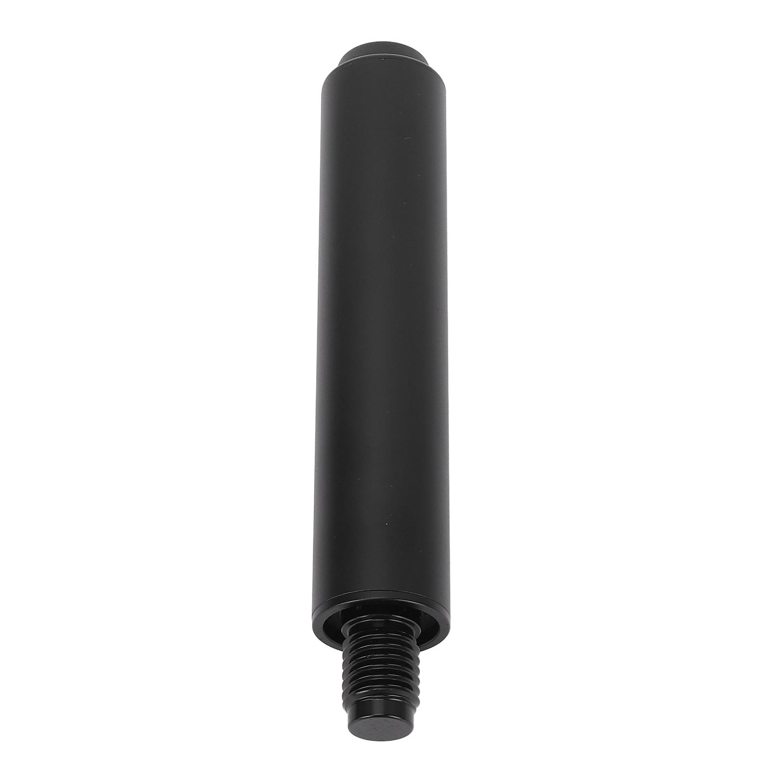 Billiard Cue Extension 6 Inch Aluminum Pool Cue Stick Extender with Bumper for QUETEC