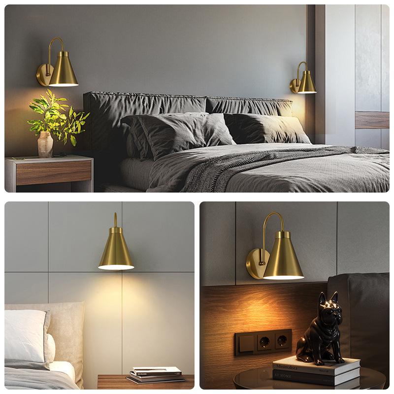 Creative Iron Wall Lamp: Cross-Border Indoor Light for Living Room & Bedroom