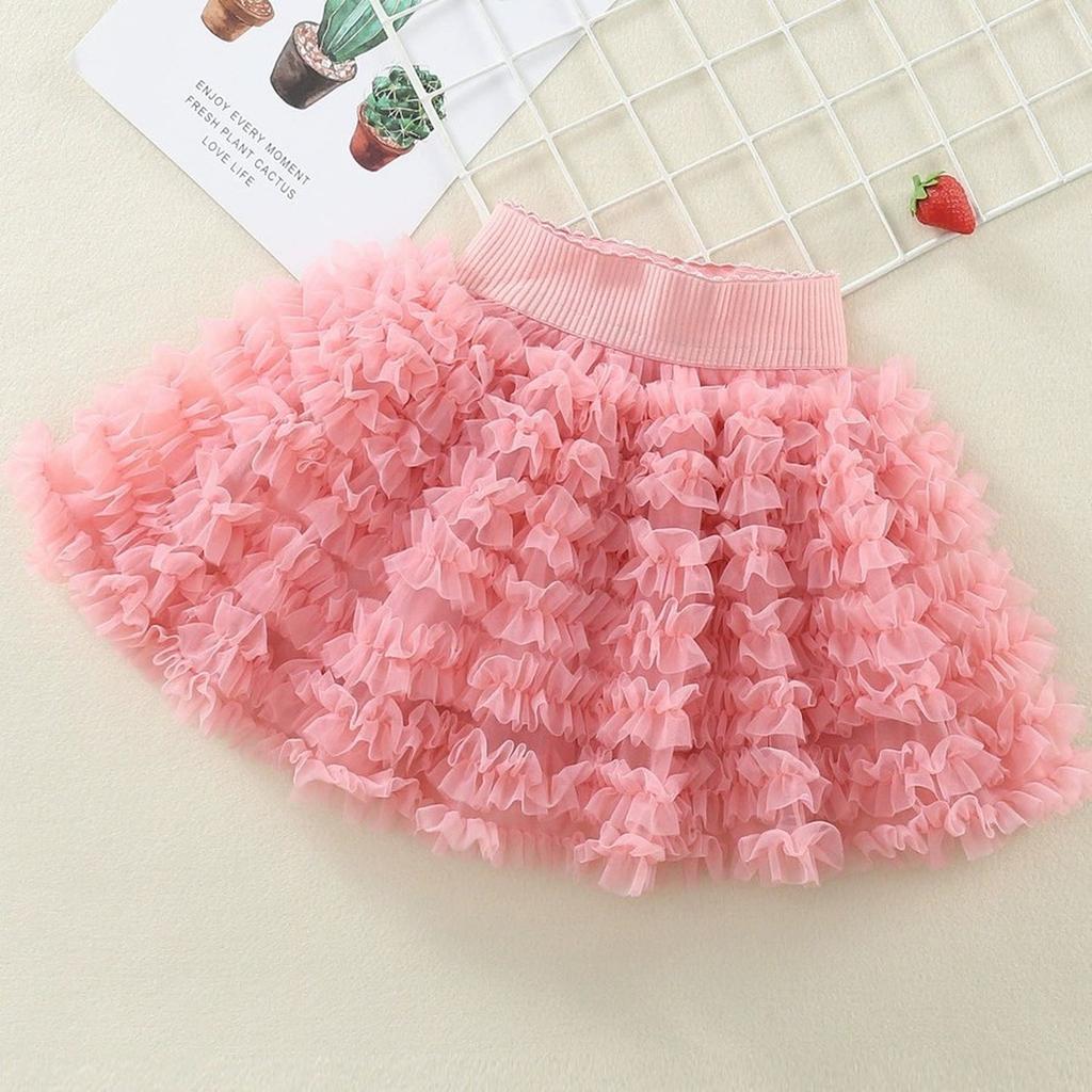 Girls Versatile Princess  Skirt - Puffy Short Skirt For Kids