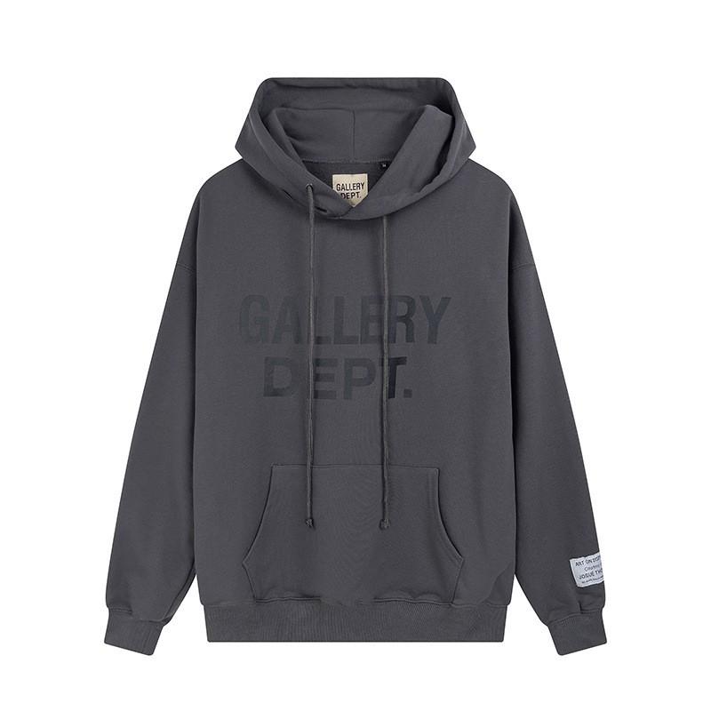 Prémiová GALERIE s potiskem písmen Vintage mikina Unisex Oversized Streetwear Mikina Pánská Dámská