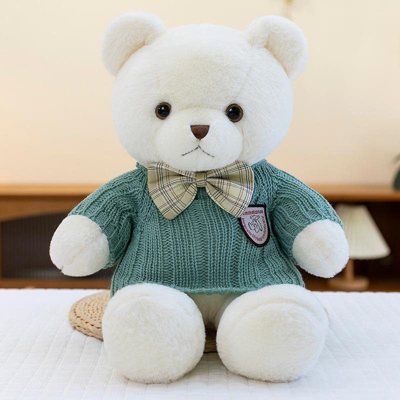 

Sweatshirt Bear Doll Sweater Bear Plush Toy Clothes Teddy Bear Doll Event Gift 30Cm (0.2kg)