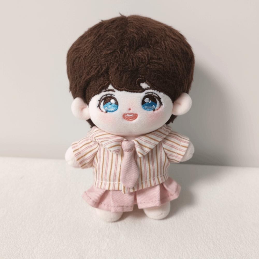 DIY Kleidung Rock 10cm Baumwollpuppenkleidung Hemd Niedliche Puppenkleidung Outfit Minikleid Puppen Anziehset 10cm Baumwollpuppe