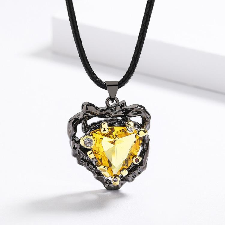 2026 Irregular Black Gold Ring Necklace Stud Earrings Jewelry Three-piece Party Jewelry
